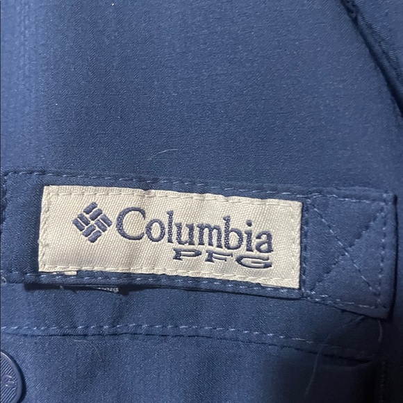 Columbia Men's Navy Shirt size small - Picture 3 of 5